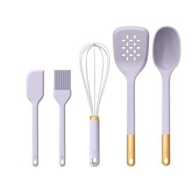 5-Piece Kitchen Tool Set (Color: Lavender)